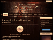 Tablet Screenshot of alaindelavalade.fr